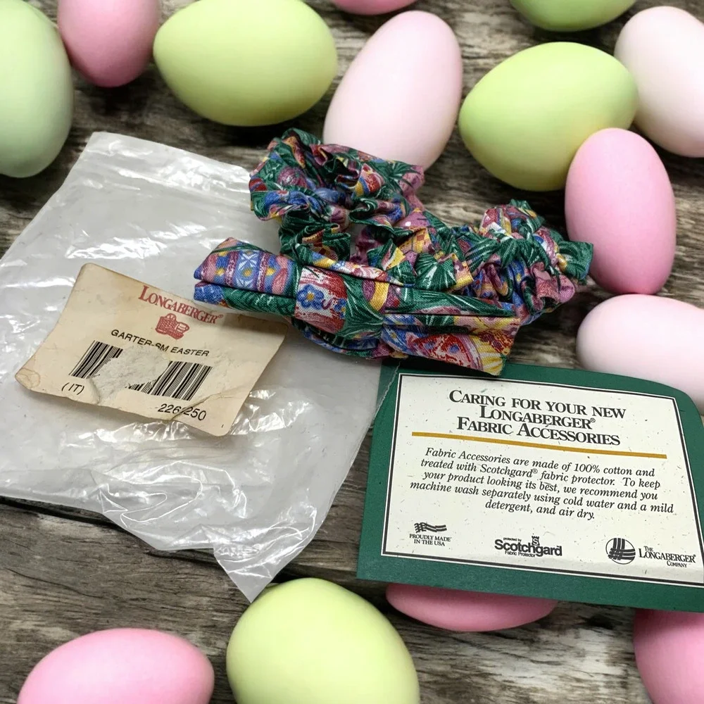 Vintage 1990's NEW Longaberger Small Easter Garter Only #2262250 NIP